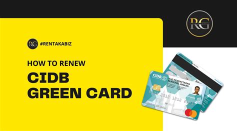rentakabiz|{ CIDB GREEN CARD } — Construction Personnel Card.